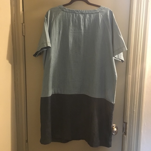 Light & Dark Blue Dress - Picture 2 of 5